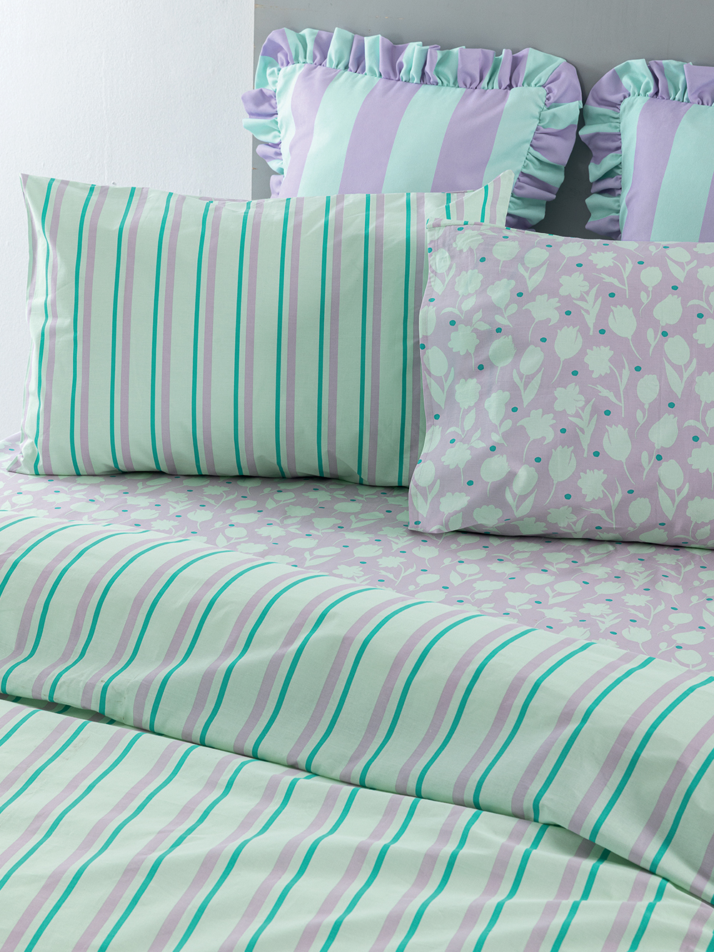 Σετ Μονά Σεντόνια City Life 170x260 CL203 Χωρίς Λάστιχο