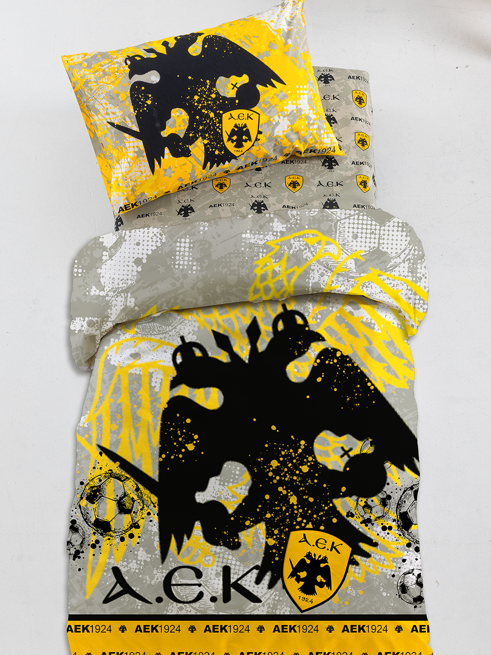 Σετ Μονά Σεντόνια Aek 1924 170x260 Aek9 Χωρίς Λάστιχο Σετ Μονά Σεντόνια Aek 1924 170x260 Aek9 Χωρίς Λάστιχο