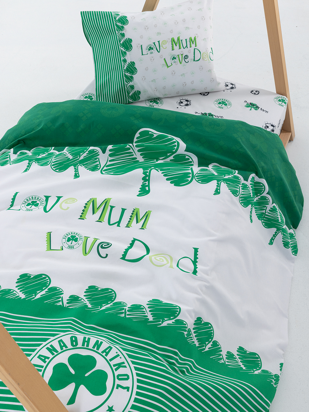 Σετ Σεντόνια Κούνιας Panathinaikos F.C. 130x170 FC12