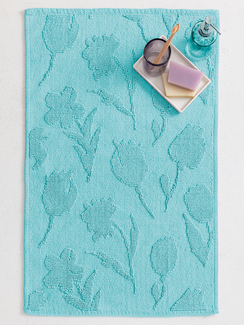 Πατάκι μπάνιου 50x80 YANG TURQOISE