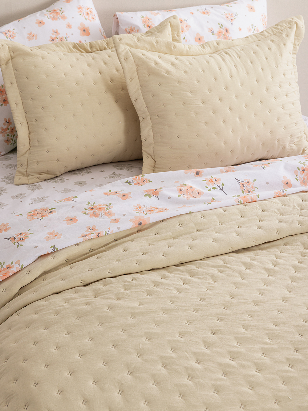 Κουβερλί ημίδιπλο 160x240 NICO/2 BEIGE