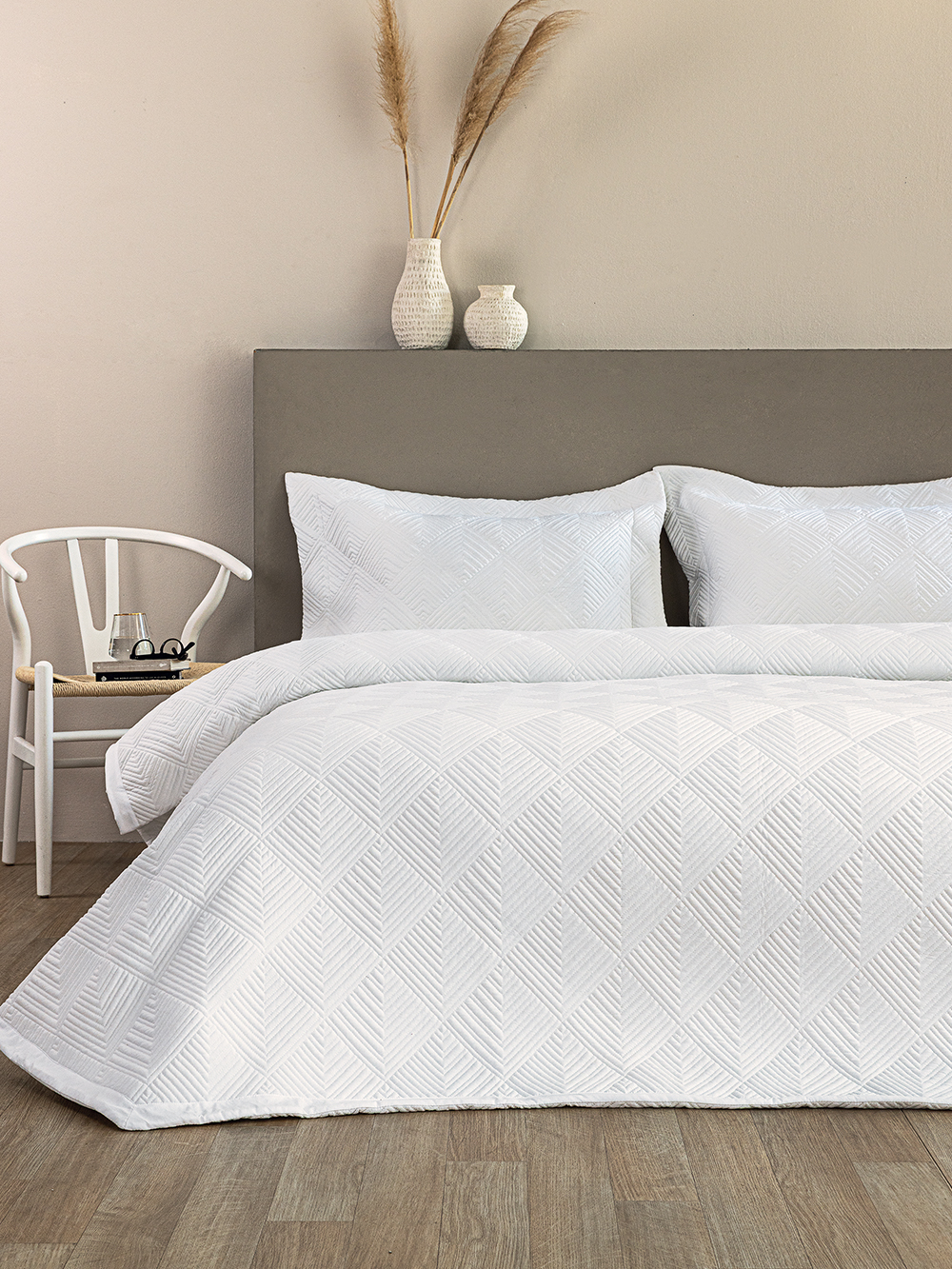 Σετ Κουβερλί 240x260 WED106 WHITE Σετ Κουβερλί 240x260 WED106 WHITE