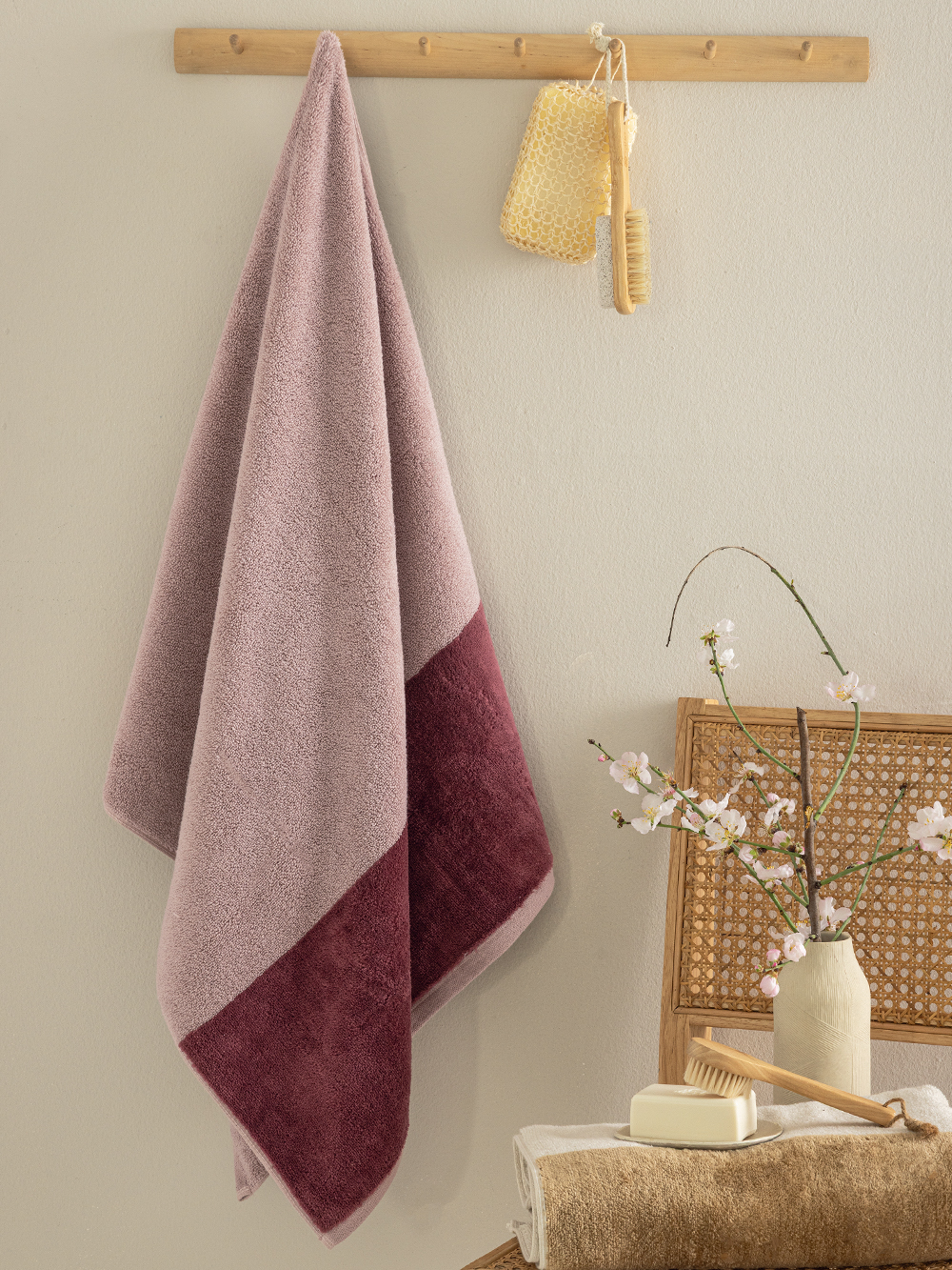 Πετσέτα Προσώπου Towels Collection 50x90 VEL ROSE