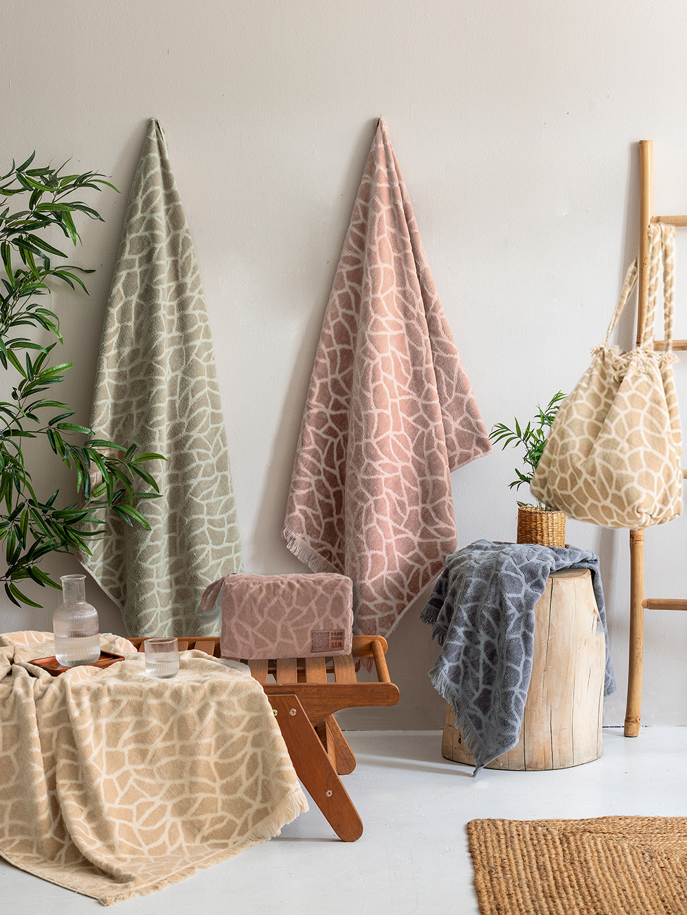 Πετσέτα Θαλάσσης Beach Collection 90x180 PD KHAKI