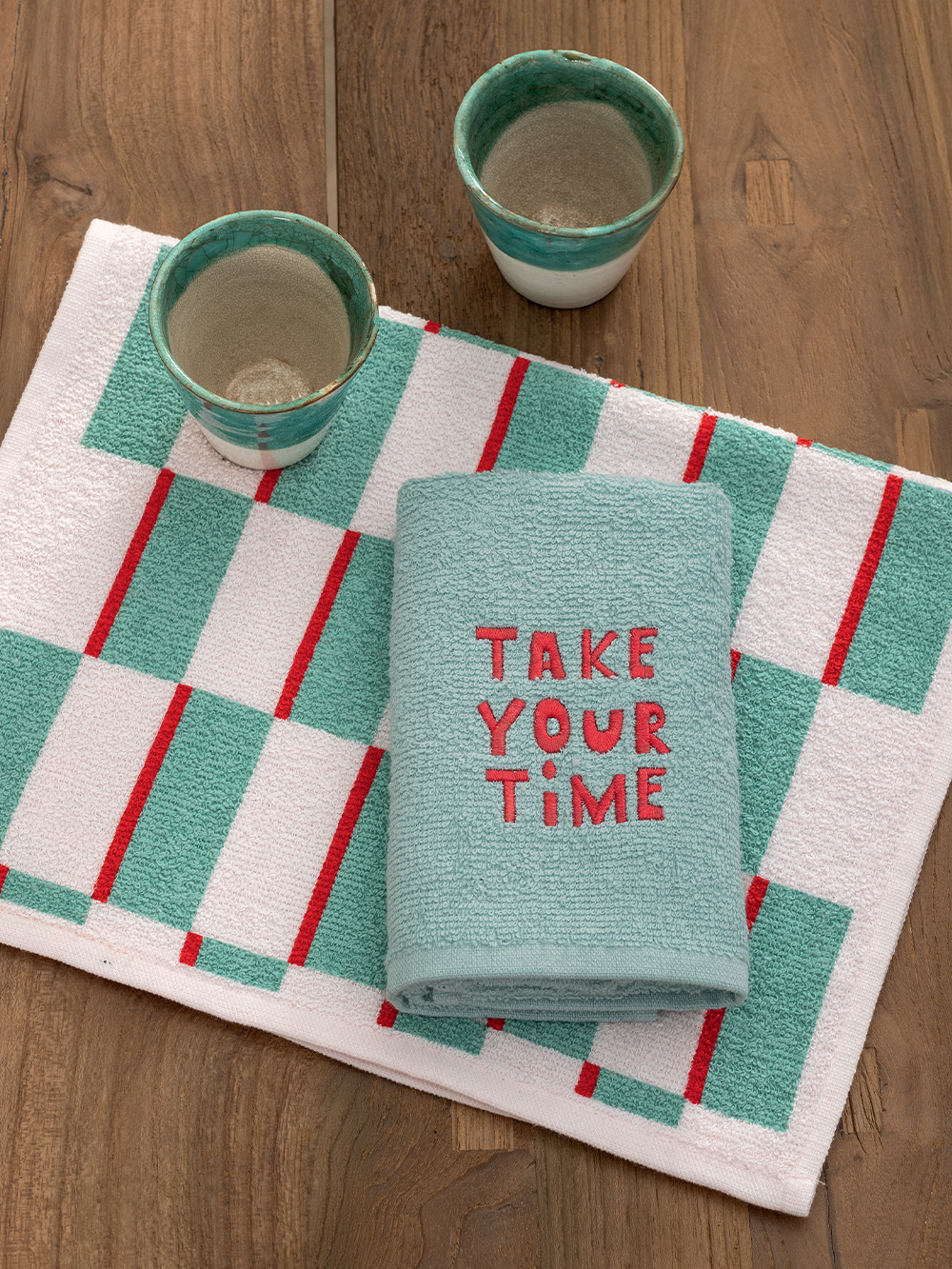 Σετ 2 Πετσέτες Κουζίνας 30x50 MH400 TIME