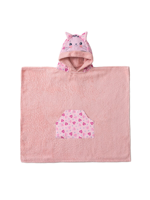 Παιδική πετσέτα με κουκούλα 70x120 KITTY