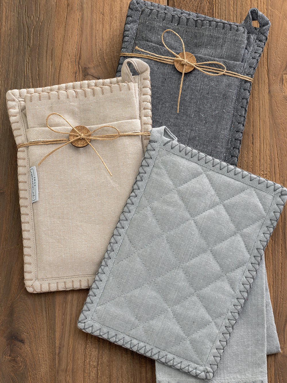 Πιάστρα με πετσέτα κουζίνας 40x70 ΜΗ1300 TAN