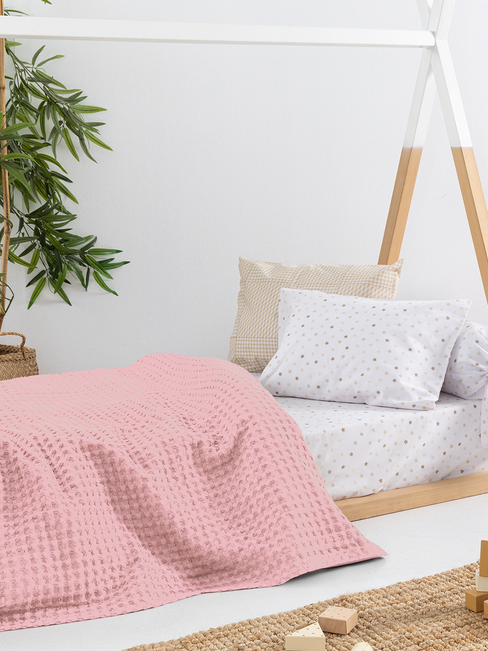 Κουβέρτα Πικέ Κούνιας Baby Blankets 100x150 MARCIE PINK