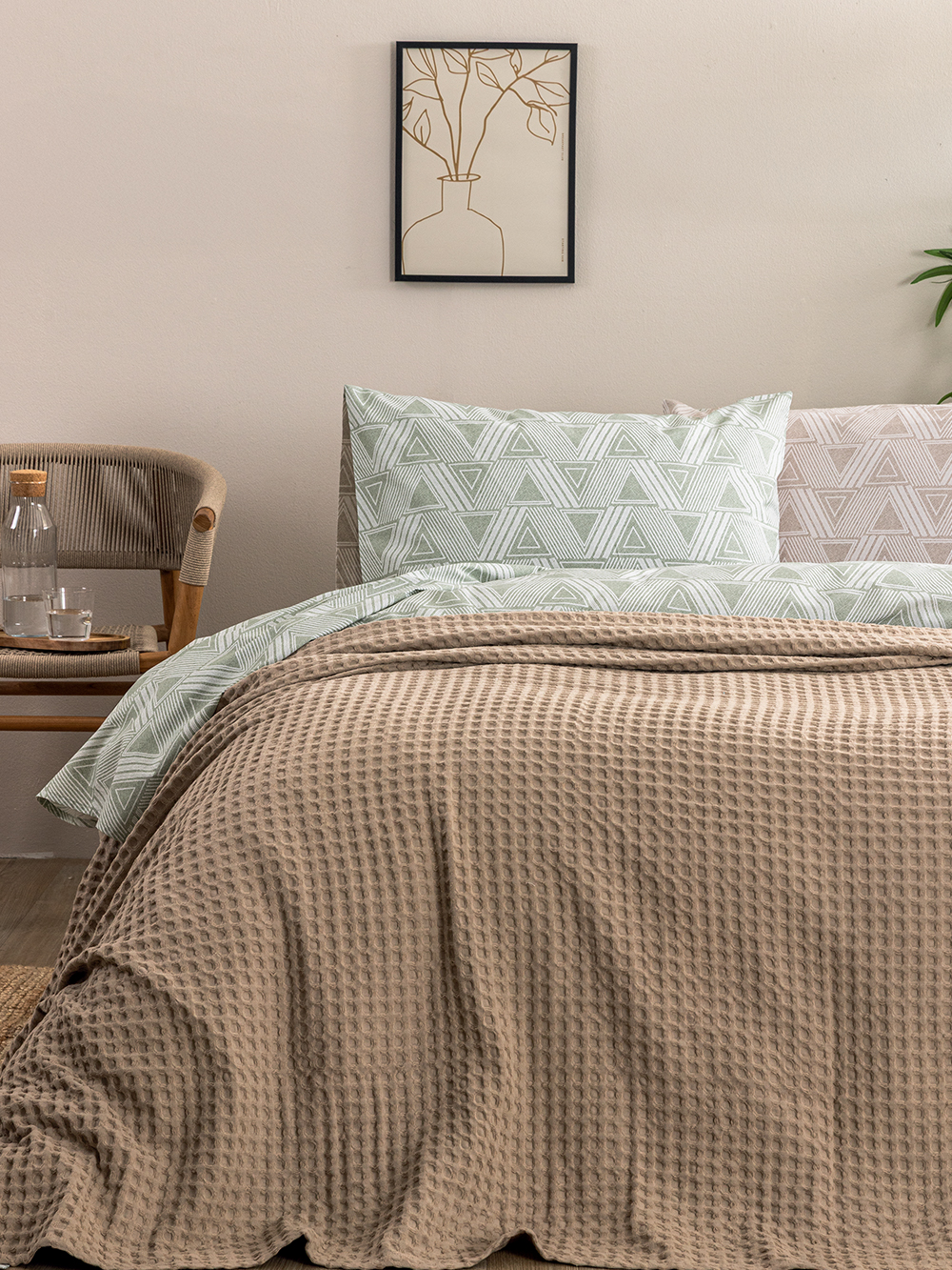 Κουβέρτα Πικέ Κούνιας Baby Blankets 100x150 MARCIE BEIGE