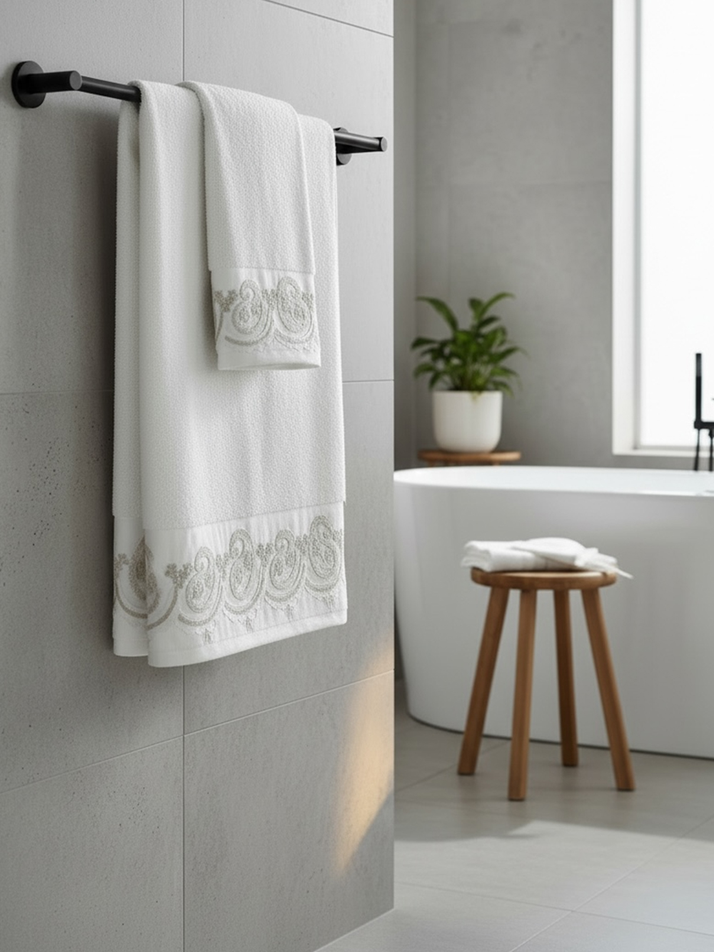 Σετ Πετσέτες Towels Collection MAIRA WHITE Σετ Πετσέτες Towels Collection MAIRA WHITE