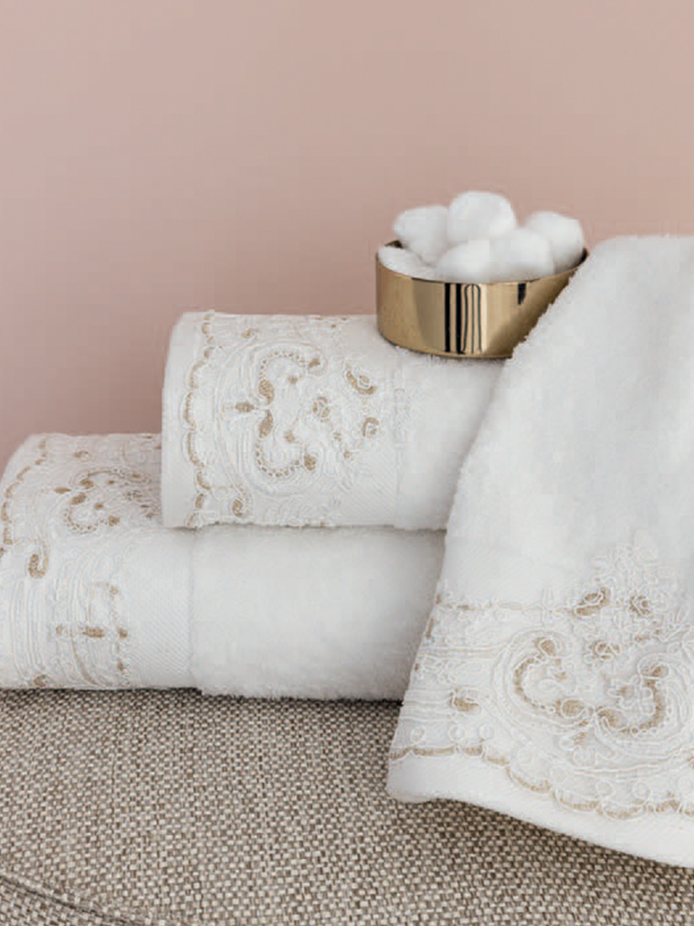 Σετ Πετσέτες Towels Collection LIST WHITE Σετ Πετσέτες Towels Collection LIST WHITE