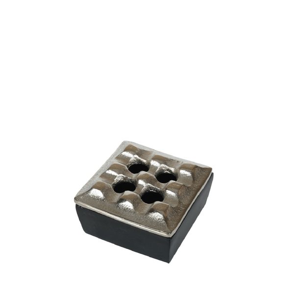 ΣΤΑΧΤΟΔΟΧΕΙΟ ΑΛΟΥΜΙΝΙΟΥ ΑΣΗΜΙ-ΜΑΥΡΟ ΤΕΤΡΑΓ. 7,7Χ4,5ΕΚ