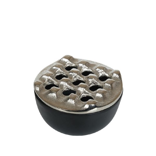 ΣΤΑΧΤΟΔΟΧΕΙΟ ΑΛΟΥΜΙΝΙΟΥ ΑΣΗΜΙ-ΜΑΥΡΟ ΣΤΡΟΓΓΥΛΟ 10Χ5,5ΕΚ